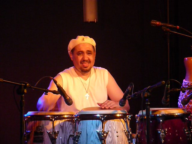 nestor lopez-born in vega alta .puerto rico sector prigamosa . mother and father puertorican -nestor plays percussionists -david ,lamole, ortiz and giovanni hidalgo. willie santiago band salsa and latin jazz ,the pianistist steve zirkle and latino jazz